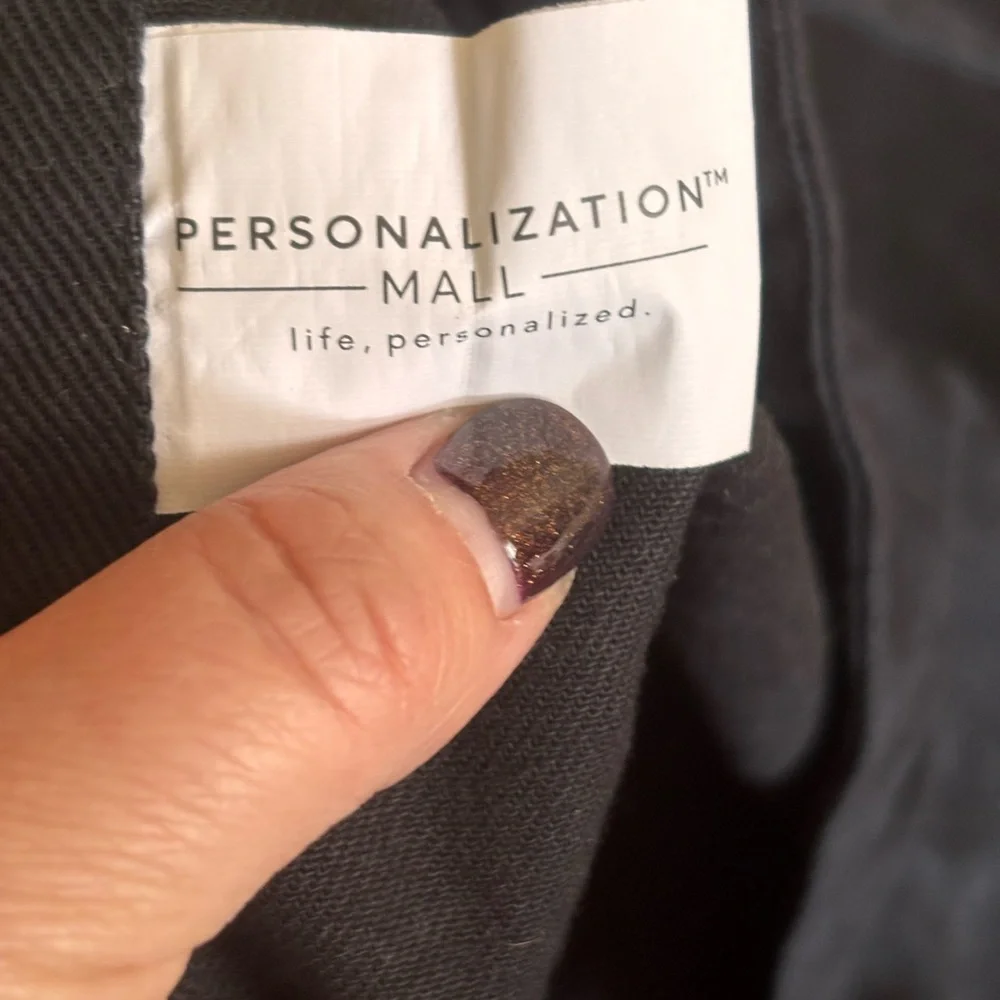 Black Aprons with Embroidered Text - Picture 4 of 5